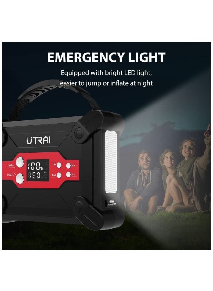 UTRAI - Jump Starter with Air Compressor, UTRAI Jstar 6 1800A Car Battery Starter with 120PSI Digital Tire Inflator - Image 1