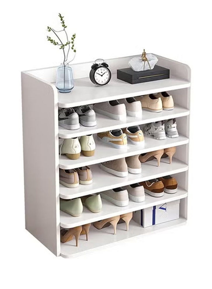 keke 6 Layer Wooden Shoe Rack - Image 1