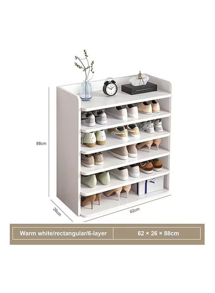 keke 6 Layer Wooden Shoe Rack - Image 4