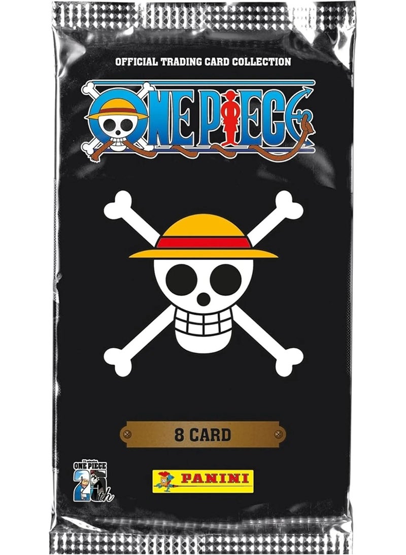 Panini One Piece Trading Cards Pack 5416 Collectible Cards Age 6+ (1 Pack) - Image 1