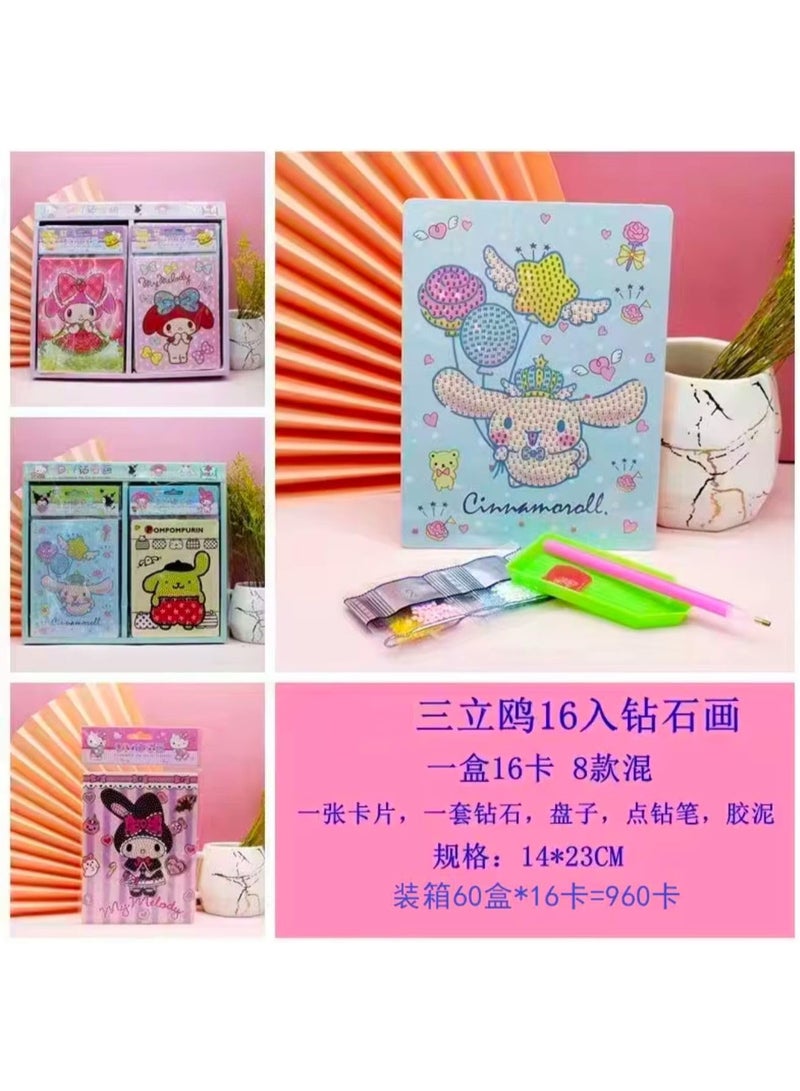 Unisex diamond painting kit, made in multiple colors, suitable for all ages with approved lighting. - Image 2