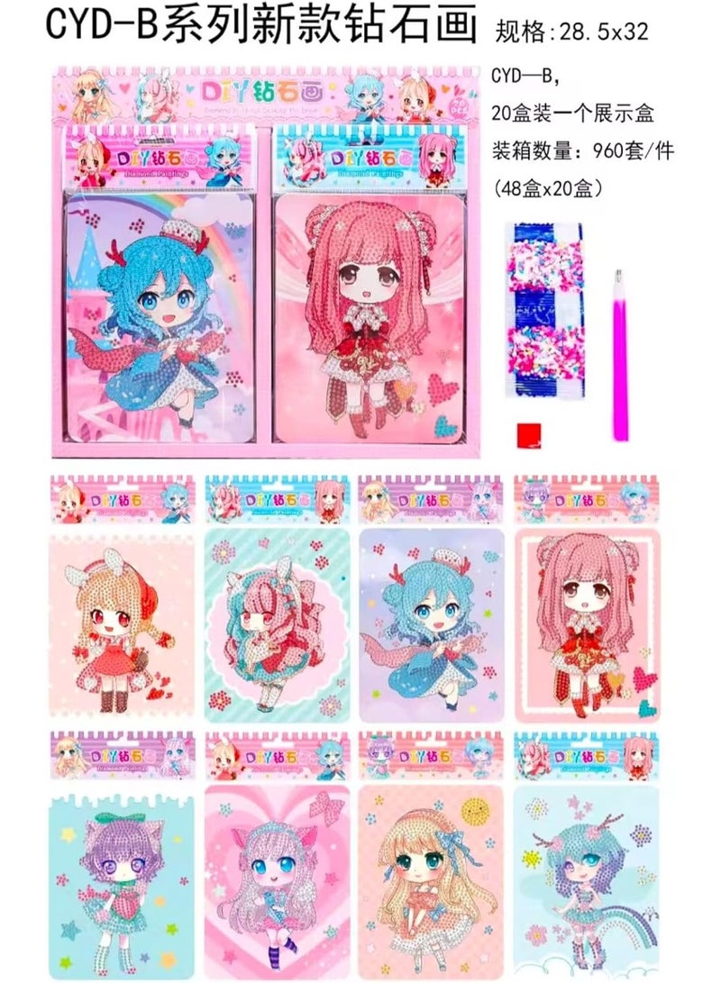 Unisex diamond painting kit, made in multiple colors, suitable for all ages with approved lighting. - Image 3