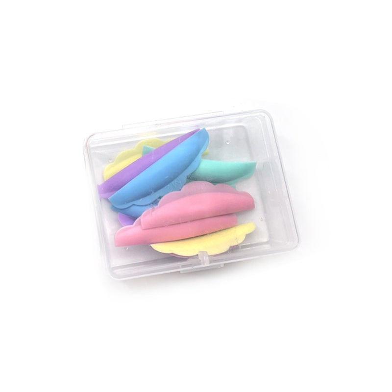 Selling Perm Eyelash Sunflower Edge Patch Eyelash Simple Perm Aid Tool Color Silicone Gasket - Image 1