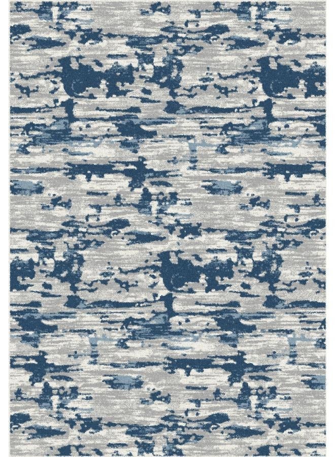 لوفت لومار،سجادة،160×235 سم،قماش،أزرق/رمادي،مضاد للانزلاق-22007-SP9-B - Image 2