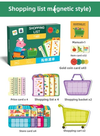 Children's Financial Business Enlightenment Shopping List 2 Baby Board Games 3 Years Old 4 Puzzle Games Kindergarten Shopping List-Specifications:Shopping List-magnetic - pzsku/Z17E6B6A182A03401AF85Z/45/1745663510/9ffea76c-b2fd-4d13-b5a4-3426a0d1251d
