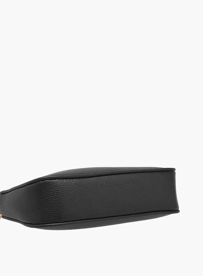 فلورا بيلا من شو إكسبرس Womens Textured Shoulder Bag With Zip Closure And Chain Strap