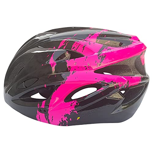 FabSports CE & CPSC Certified Abstract Printed Bike/Bicycle Cycling Helmet for 10 Years to Adults. Light-Weight Bicycle Bike Helmet for Men and Women with Detachable Visor - Image 3