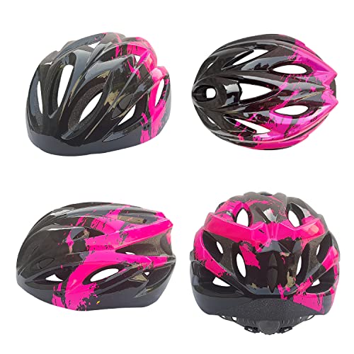 FabSports CE & CPSC Certified Abstract Printed Bike/Bicycle Cycling Helmet for 10 Years to Adults. Light-Weight Bicycle Bike Helmet for Men and Women with Detachable Visor - Image 4