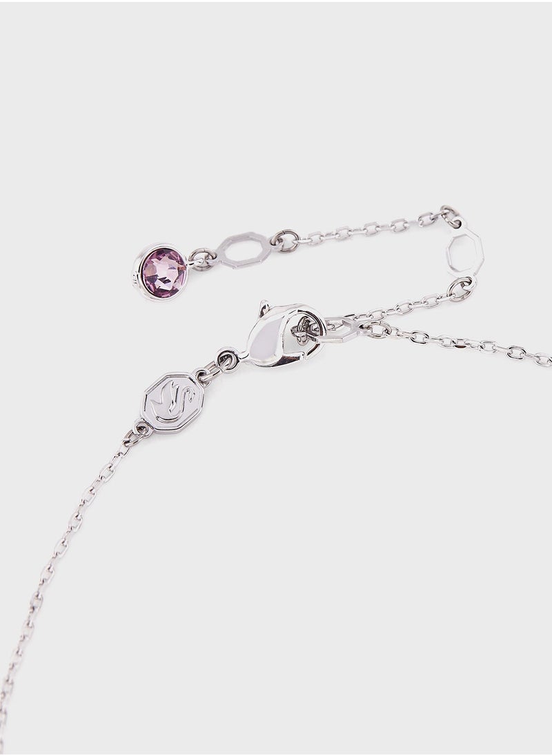 سواروفسكي قلادة طويلة بتفاصيل حجر كريم - Image 3