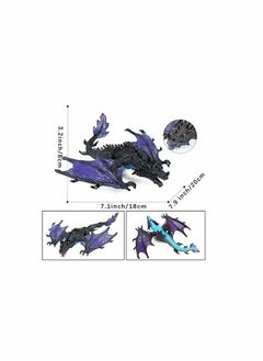 Y&D 7.87 x 7.08 3.15 Inches Realistic Dragon Figurine Plastic Flying Model for Home Decoration  - Image 4