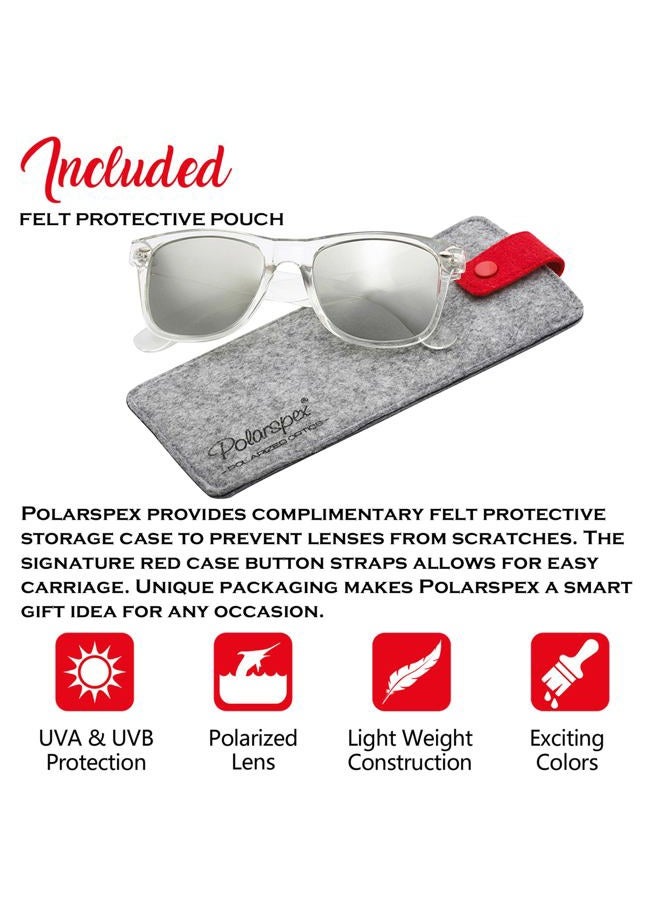 PolarSpex Mens Sunglasses - Retro Sunglasses for Men, Polarized Sunglasses for Womens - Cool Shades for Driving, Fishing - Image 2