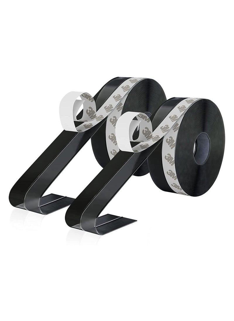 Generic 2-Piece Weather Stripping Door Seal Strip for Doors and Windows Silicone Sealing Sticker Adhesive 5 Meters Long Width 35mm  - Image 1
