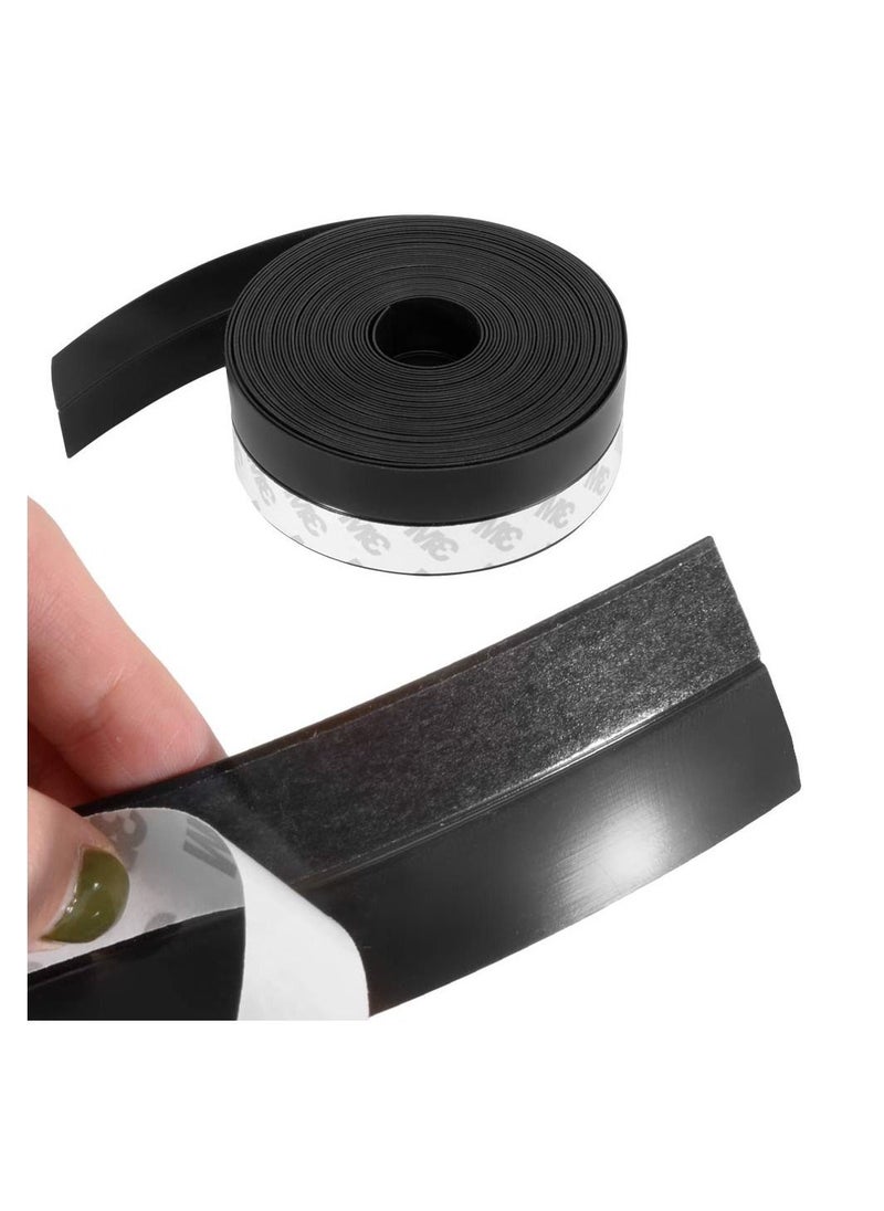 Generic 2-Piece Weather Stripping Door Seal Strip for Doors and Windows Silicone Sealing Sticker Adhesive 5 Meters Long Width 35mm  - Image 4