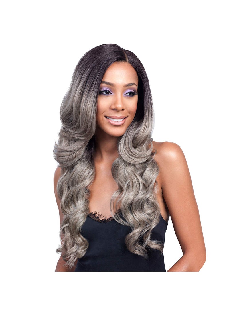 BOBBI BOSS BOBBI BOSS Lace Front Wig MLF224 KEESHANA TT1BGREEN 