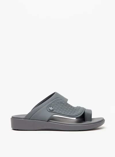 LBL by Shoexpress Men's Textured Slip-On Arabic Sandals
