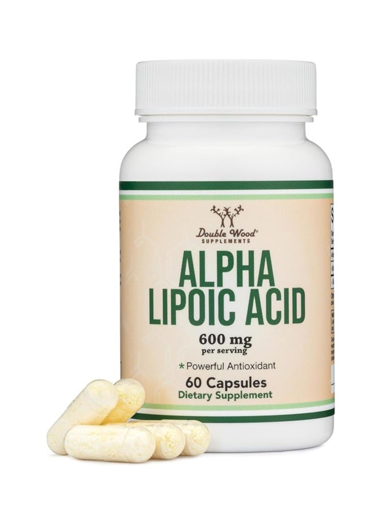 حمض ألفا ليبويك 600 ملجم - 60 كبسولة