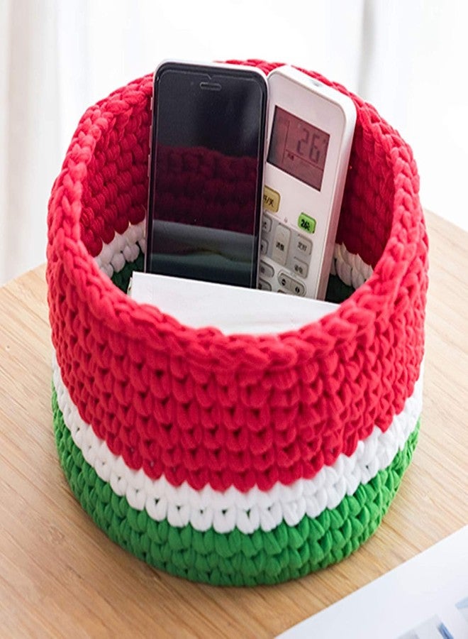 Cliths 3 Pcs 5.9 inch Circular Crochet Yarn Basket Bottom for Making Crochet Knitting Bag Yarn Storage, Easy to Use - Image 4