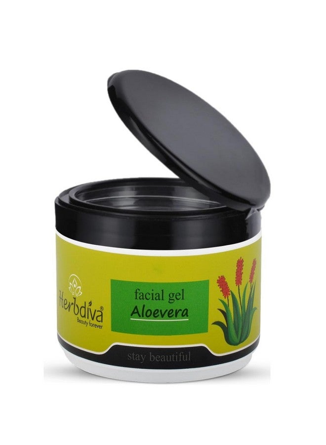Herbdiva Aloe Vera Face Gel 250g, Refreshing, Nourishing, Soothe and Hydrates The Skin, Natural Depigmentation Compound, Effectively Lightens Skins, Suitable for All Skin Types