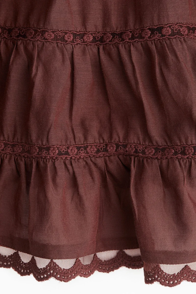 H&M Pintucked blouse