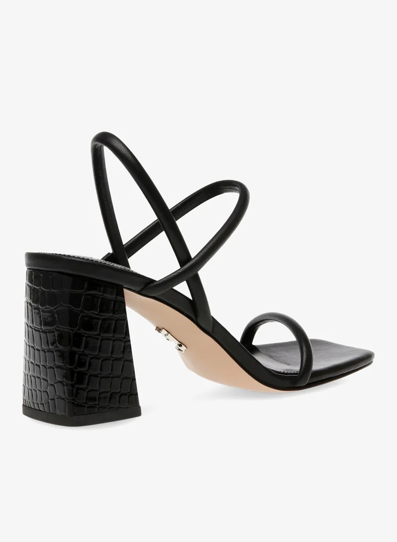 STEVE MADDEN Steve madden kosmo black leather women's sandals