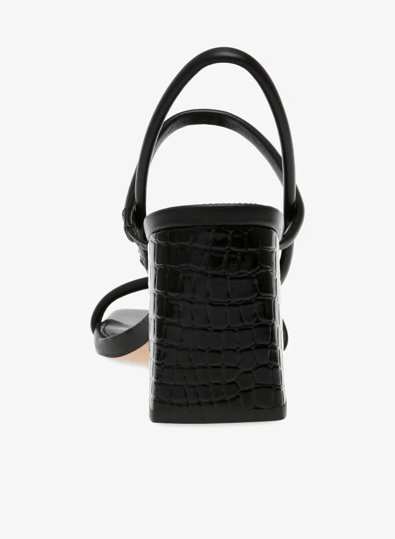 STEVE MADDEN  Steve madden kosmo black leather women's sandals for Women | Best Price UAE