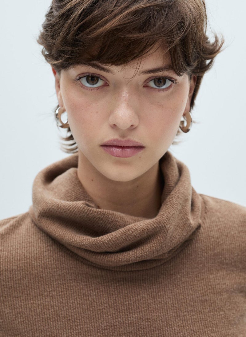 Turtleneck Knit Dress