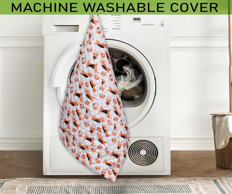 AAZEEM Dog Beds for Large Dogs, Small, Medium and Large Waterproof Dog Bed with Removable Washable Cover & Anti-Slip Bottom | Golden Color | 24 X 32 Inches | - Image 5