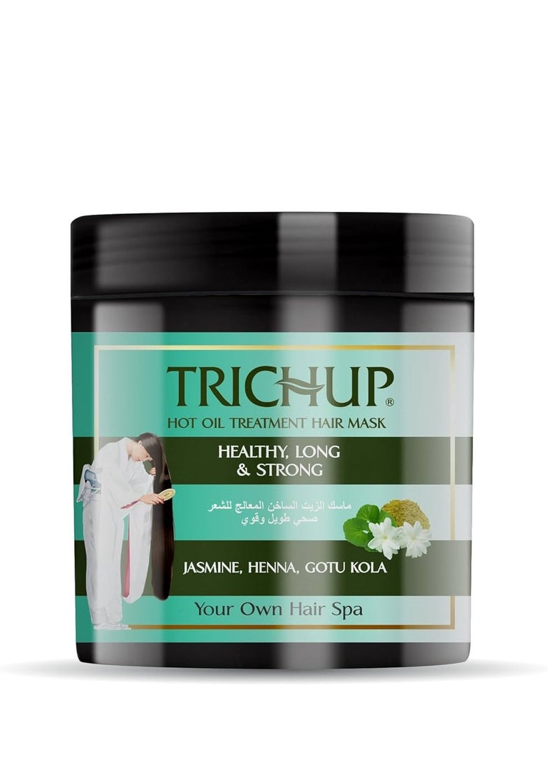 تريشوب صحي وطويل وقوي - ماسك للشعر بالزيت الساخن - 450 مل