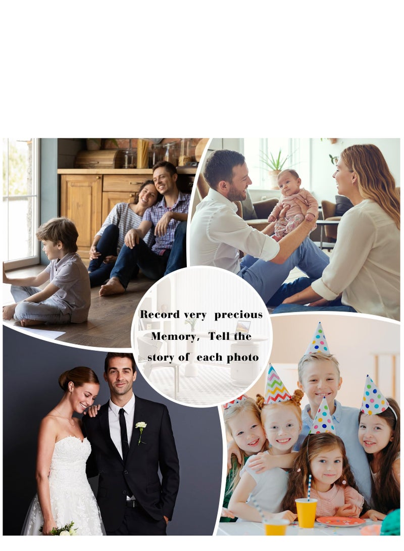 KASTWAVE Photo Album 4x6 200 Pockets Photo, Extra Large Capacity Leather Photo Album, Slip-in Picture Albums with 2 Front Window for Family, Wedding, Birthday - Image 5