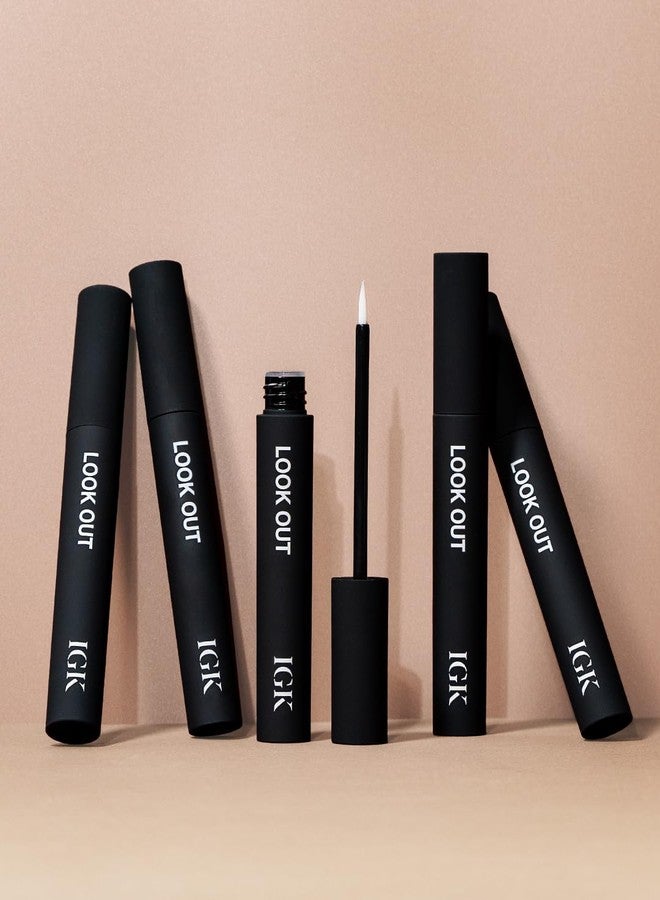 iGK سيروم تعزيز الرموش والحواجب من IGK Look Out | يزيد من السمك + الامتلاء + الكثافة للحواجب والرموش | معتمد من أطباء الجلدية + أطباء العيون | نباتي + خالي من التجارب على الحيوانات | 0.11 أونصة سائلة - Image 3