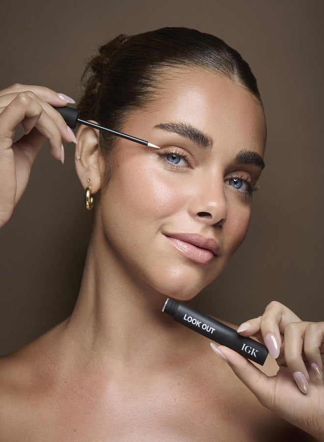 iGK سيروم تعزيز الرموش والحواجب من IGK Look Out | يزيد من السمك + الامتلاء + الكثافة للحواجب والرموش | معتمد من أطباء الجلدية + أطباء العيون | نباتي + خالي من التجارب على الحيوانات | 0.11 أونصة سائلة - Image 5