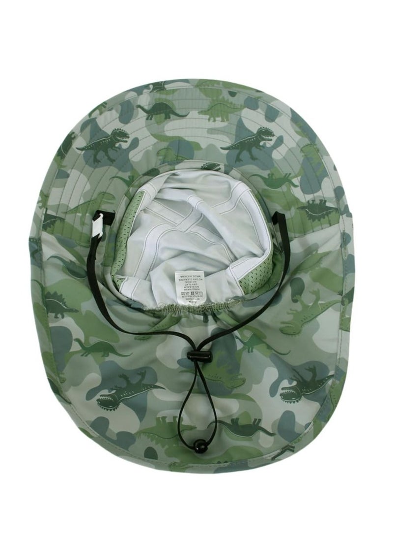 SYOSI Baby Sun Hat for Kids Toddler, Summer UPF 50+ for Boys Girls Adjustable Beach Hats with Bucket Wide Brim 2 Pcs M - Image 5