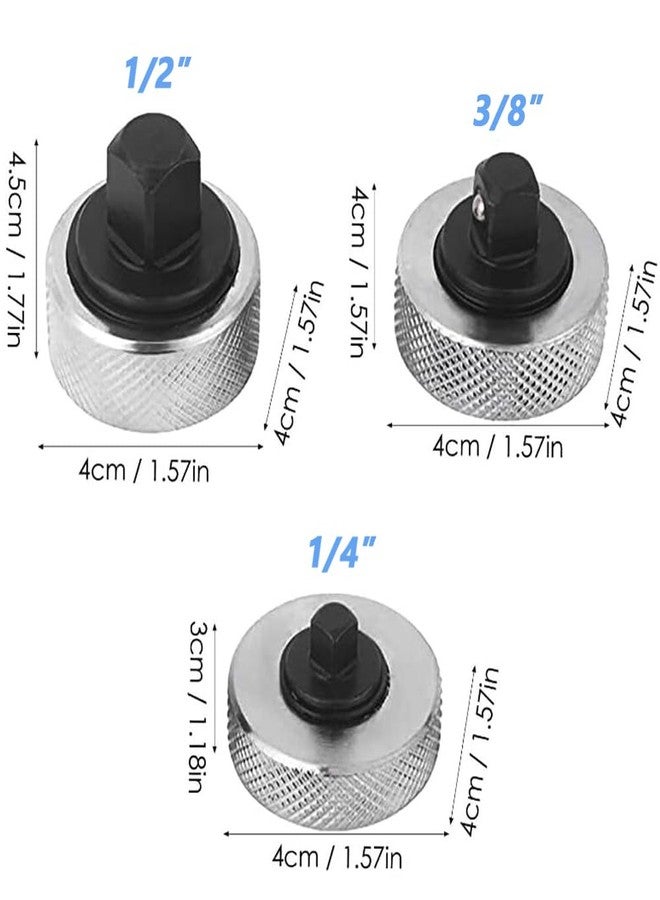 آيتش مجموعة مفاتيح ربط صغيرة من Eyech، 3 قطع، مفاتيح ربط بمقبض راحة اليد بمقاس 1/2 بوصة و3/8 بوصة و1/4 بوصة، مفتاح ربط بمقبس قصير قابل للعكس، مفتاح ربط بمقبض إبهام للأماكن الضيقة - Image 4