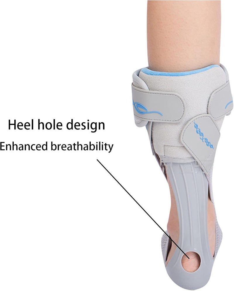 Drop Foot Brace Orthosis ?Foot Drop Orthosis ?for Foot Drop Achilles Tendon Injury Stroke Peroneal Nerve Injury Spinal Cord Injury Hemiplegia Relieve Pressure,Left-Middle - Image 2