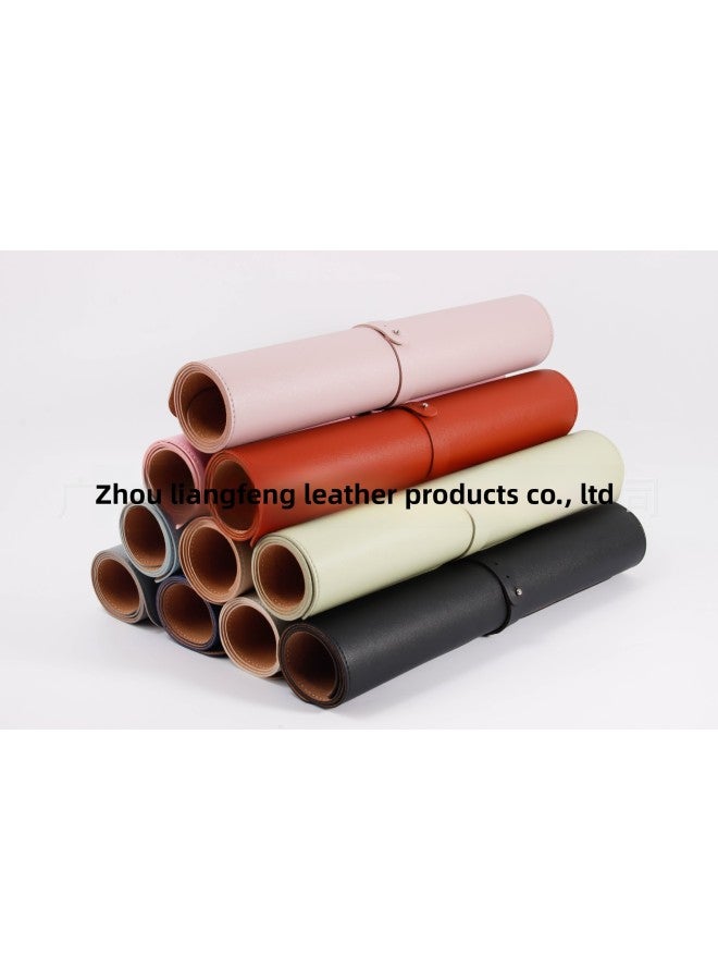 Cork Leather Mouse Pad Laptop Keyboard Desktop Oversized Office Desk Mat Custom Printed LOGO-Color:Sewing -80*40cm-Pattern:Various Colors Optional - Image 1