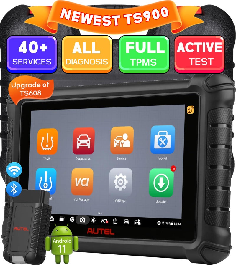 Autel MaxiTPMS TS900 TPMS Programming Tool Same as MX900TS Programming Relearn Reset Upgrade of MS906TS TS608 MK808 MK808S Full TPMS Functions DoIP&CAN FD - Image 1