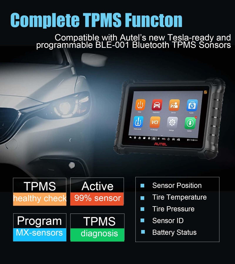 Autel MaxiTPMS TS900 TPMS Programming Tool Same as MX900TS Programming Relearn Reset Upgrade of MS906TS TS608 MK808 MK808S Full TPMS Functions DoIP&CAN FD - Image 5
