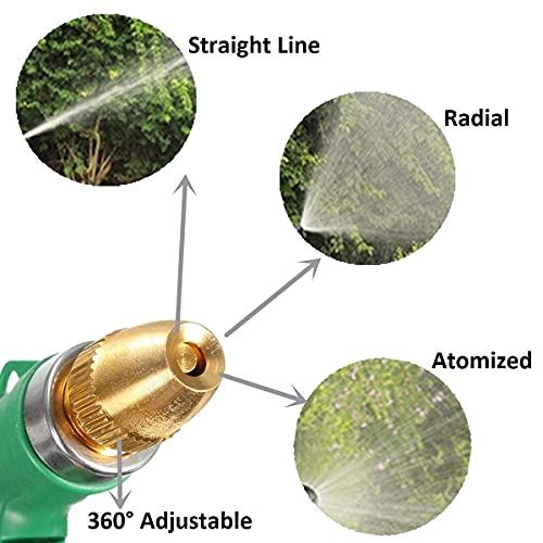 Mashki 1/2 Inch Flexible Water Pipe With Water Sprayer For Gardening, Car Washing, Home Use Etc (10 Meter (32.5 Feet)) - Image 4