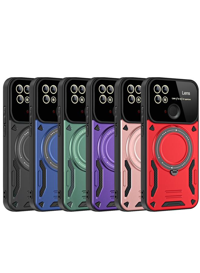 إيروريكس جراب هاتف Redmi 10C مع حامل MagSafe بنافذة كبيرة - Image 2