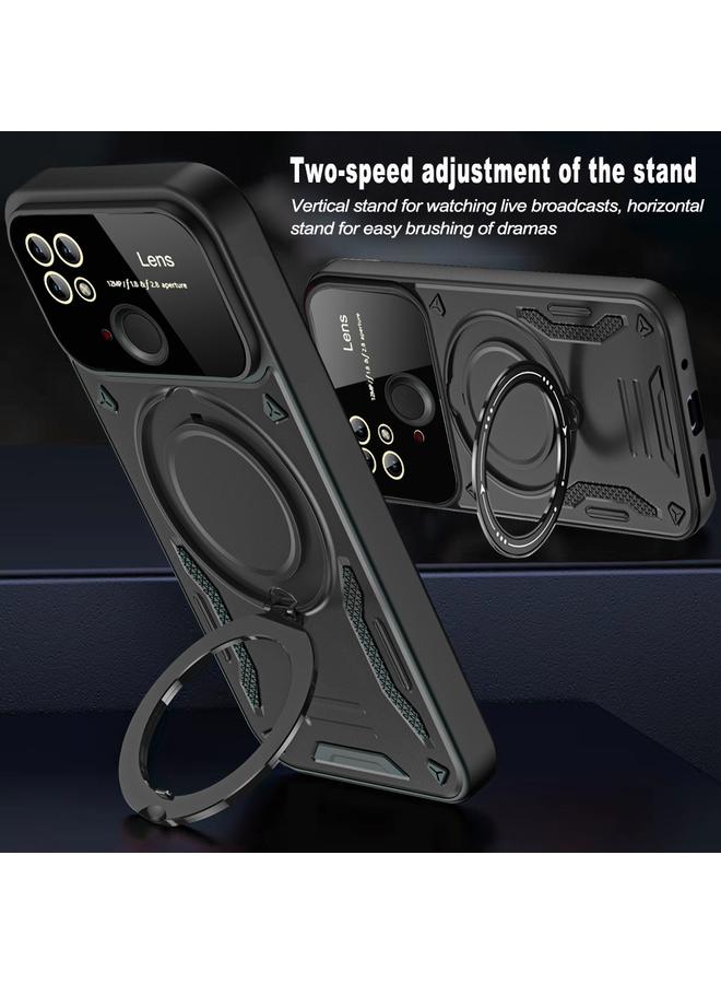 إيروريكس جراب هاتف Redmi 10C مع حامل MagSafe بنافذة كبيرة - Image 5