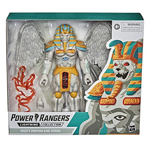 Power Rangers Lightning Collection Monsters Mighty Morphin King Sphinx 8-Inch Premium Collectible Action Figure Toy with Accessories - Image 3