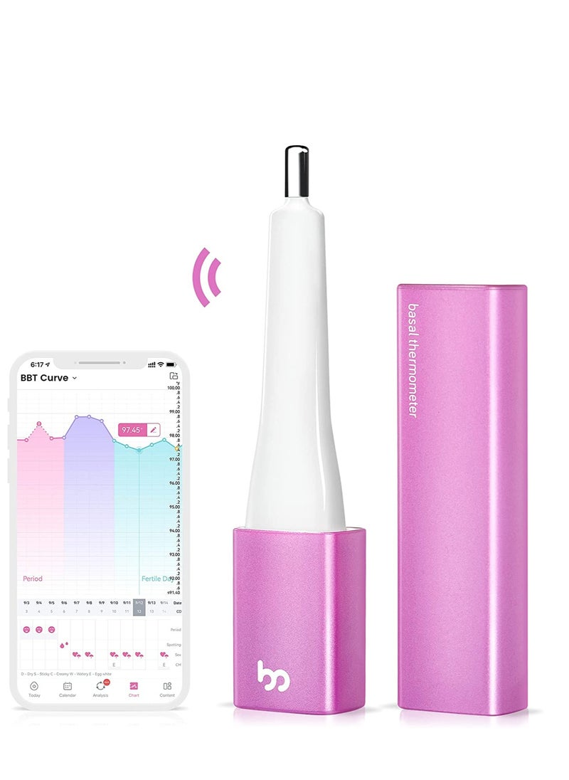 Femometer - Basal Thermometer for Ovulation, Smart Quiet BBT Thermometer with Bluetooth for Nature Family Planning, Fertility Monitor and Period Tracker with Femometer APP iOS & Android from Femometer Vinca - Image 1