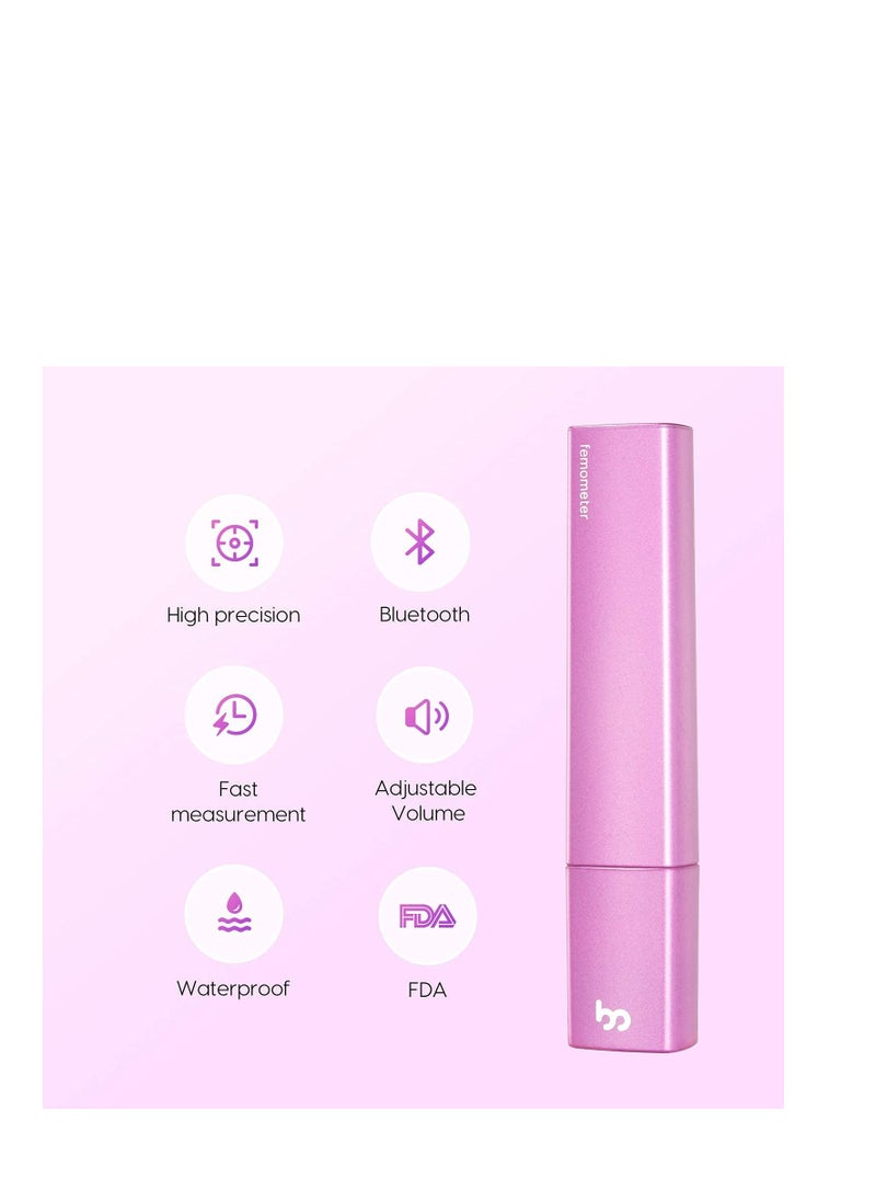 Femometer - Basal Thermometer for Ovulation, Smart Quiet BBT Thermometer with Bluetooth for Nature Family Planning, Fertility Monitor and Period Tracker with Femometer APP iOS & Android from Femometer Vinca - Image 1
