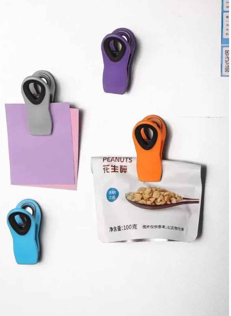 Generic Set of four refrigerator magnet clips  - Image 1