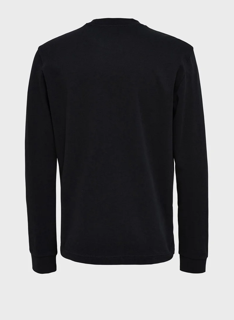 Only & Sons Redacted Logo Crew Neck T-Shirt