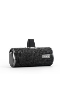 iWalk iWALK Small Portable Power Bank 4500mAh Power Bank, Lightining-Type Leather-Black  - Image 3
