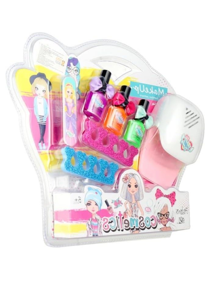 Fashion Beauty مجموعة مكياج للبنات متعددة الألوان - Image 3
