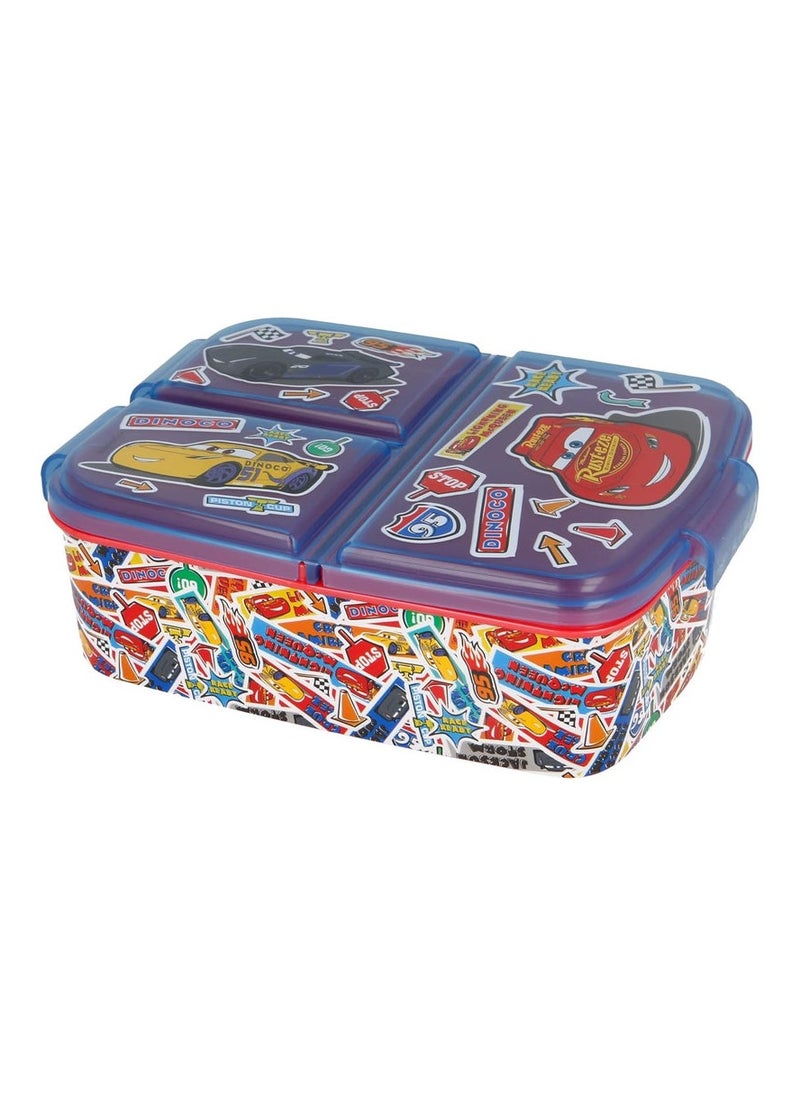 STOR STOR Multi Compartment Snack Box Cars Edition 16.3cm X 12.6cm X 6cm  - Image 1