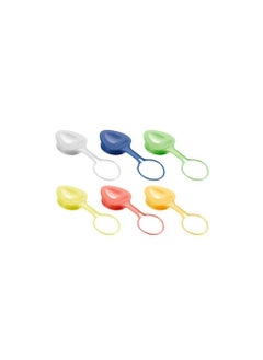 tescoma Plastic Bottle Stopper  6 Pcs Presto  Assorted  16.1 X 11 2.1 Cm  - Image 3