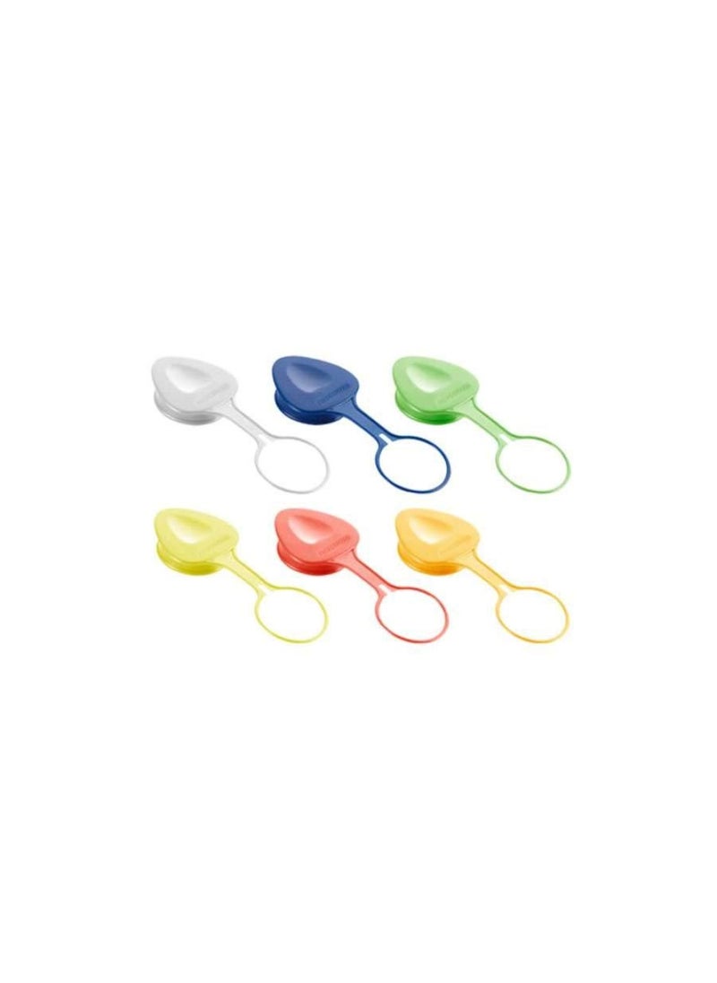 tescoma Plastic Bottle Stopper  6 Pcs Presto  Assorted  16.1 X 11 2.1 Cm  - Image 3